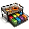 Uniqcovosa 2 Tier Tea Bag Organizer and Storage - 8