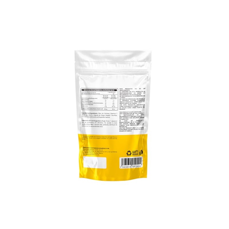 Wellthy Vitamina C 180 Cápsulas. 300mg, Solo 1 Cápsula al