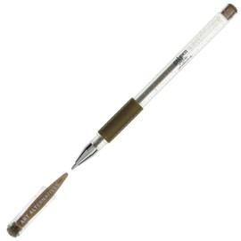 Art Alternatives Gel Pen, Glitter Dark Brown - Ballpoint - Non-Smear + Quick Dry - Writing, Drawing, Coloring, Journal, Planner