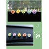 DWUENT 8pcs Daisy Resin Fridge Magnets - Strong Magnetic Flower