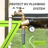 RVMATE RV Water Pressure Regulator with Adjustable Knob, Brass Lead-Free
