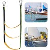 3 Step Boat Rope Ladder Nylon Webbing Boarding Ladder Portable
