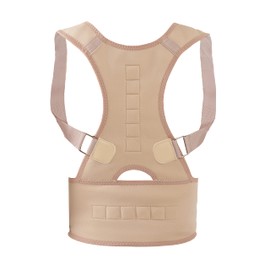 MQ PERFECT Posture Corrector - Adjustable Magnetic Brace - Neoprene Back Trainer with Padding - Supports Posture, Can Relieve Back and Shoulder Pain - 49 x 48 x 0.5 cm, XL