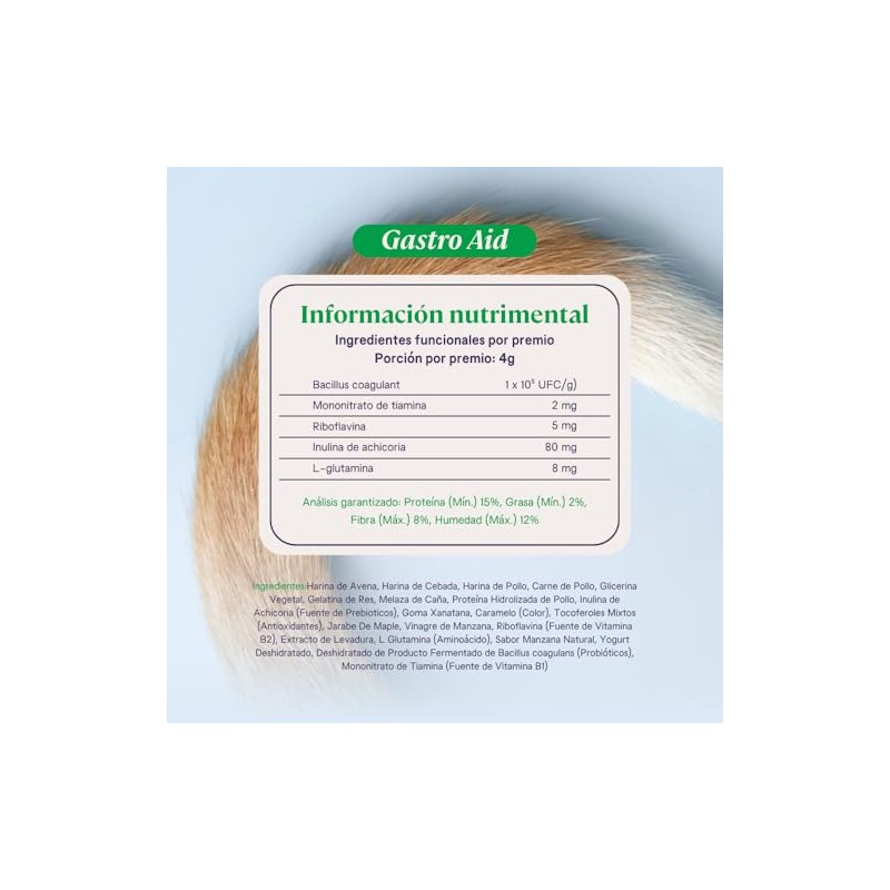 B-Pet Gastro Aid - Probióticos para Perro con Inulina