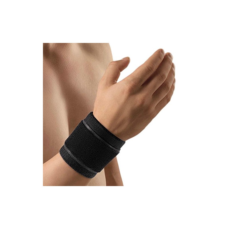 Bort ActiveColor Wrist Brace Velcro Hand Joint Support Bandage, Black,
