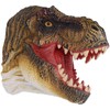 Dinosaur Puppet Rubber Portable Nontoxic Durable Wearable Hand Painted Craft