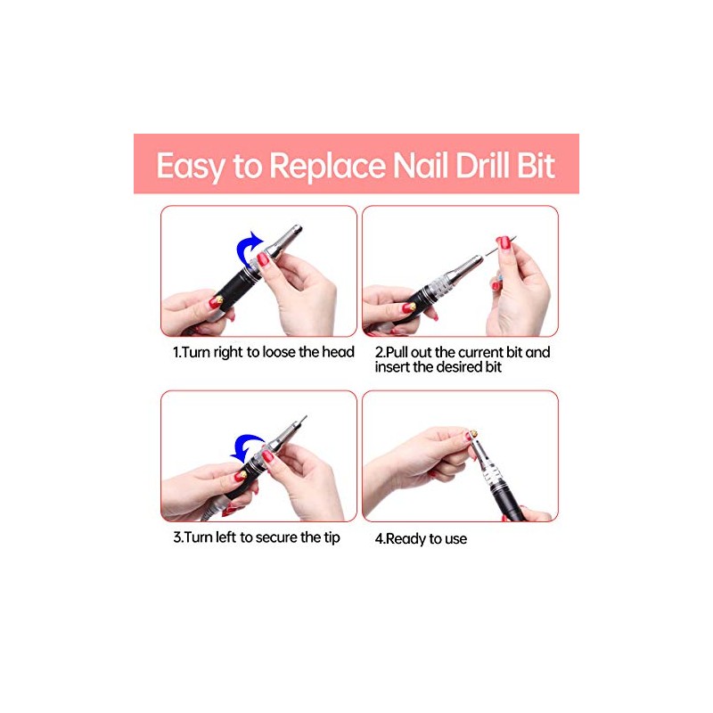Handpiece for Delanie Nail Drill Electric Nail File for Manicure
