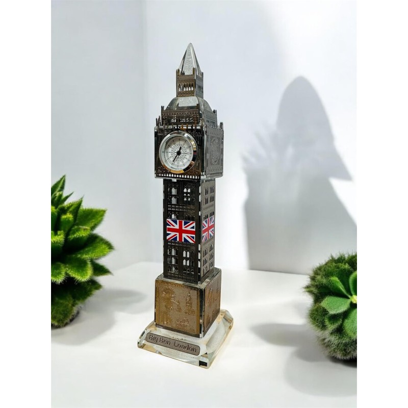 Crystal Big Ben With Clock London Soveniers Big Ben with