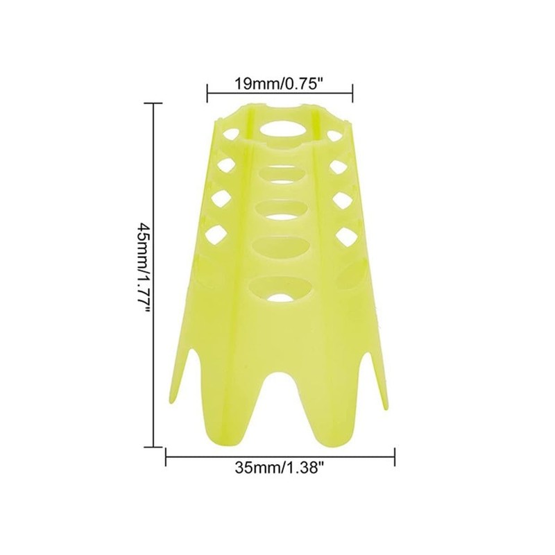 MiOYOOW 10 Pieces Golf Tees Plastic Golf Simulator Tees Portable
