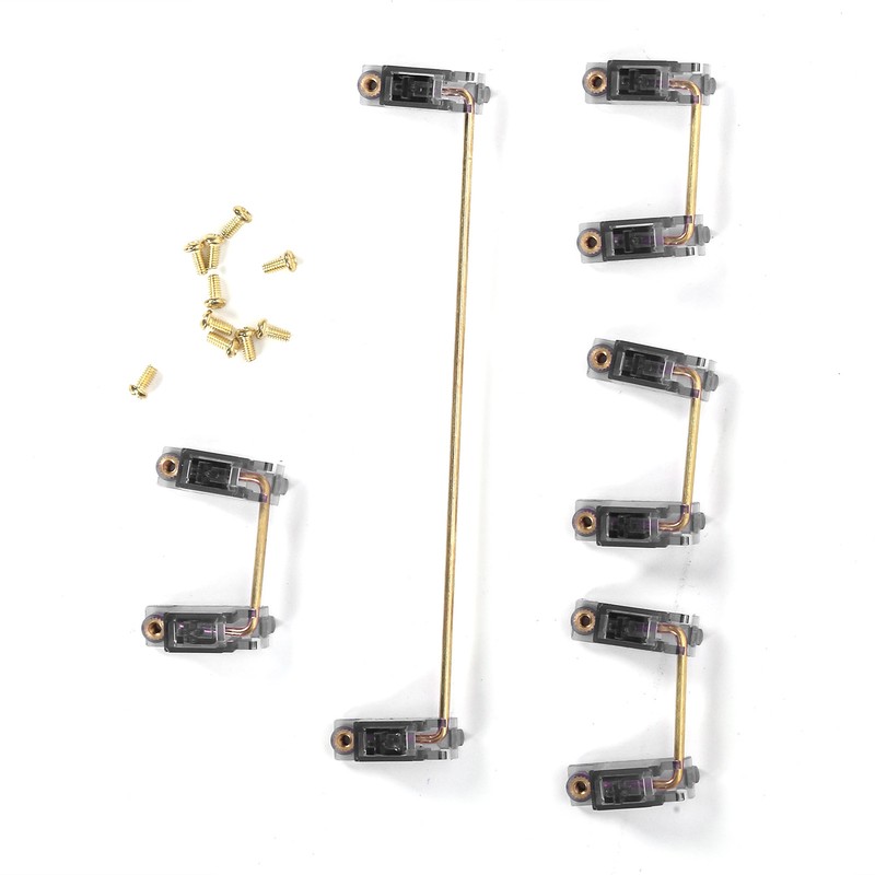 Mechanical Keyboard Stabilizer with GoldPlated Screws Computer Accessory for DIY