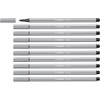 STABILO Pen 68 Medium Cold Grey Pack of 10 -