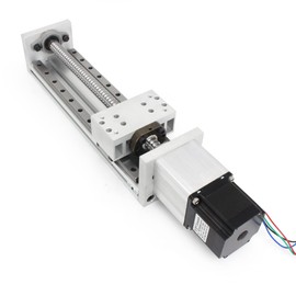 RATTMMOTOR ZBX80 500mm Stroke CNC Linear Stage Motion Actuator X Y Z Axis Linear Slide Rail Aluminum Alloy Cross Sliding Table Linear Rail Guide SFU1605 Ballscrew+Nema23 57 Stepper Motor for CNC