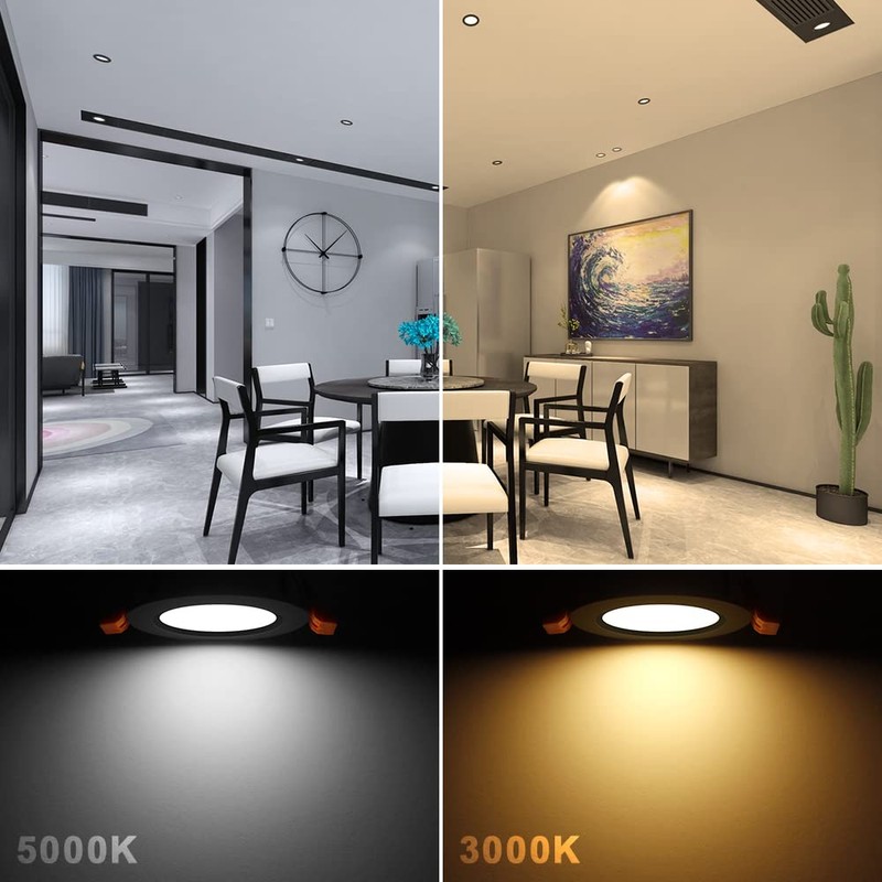 2 Inch LED Downlight, 3W Recessed Lighting Dimmable Ceiling Light