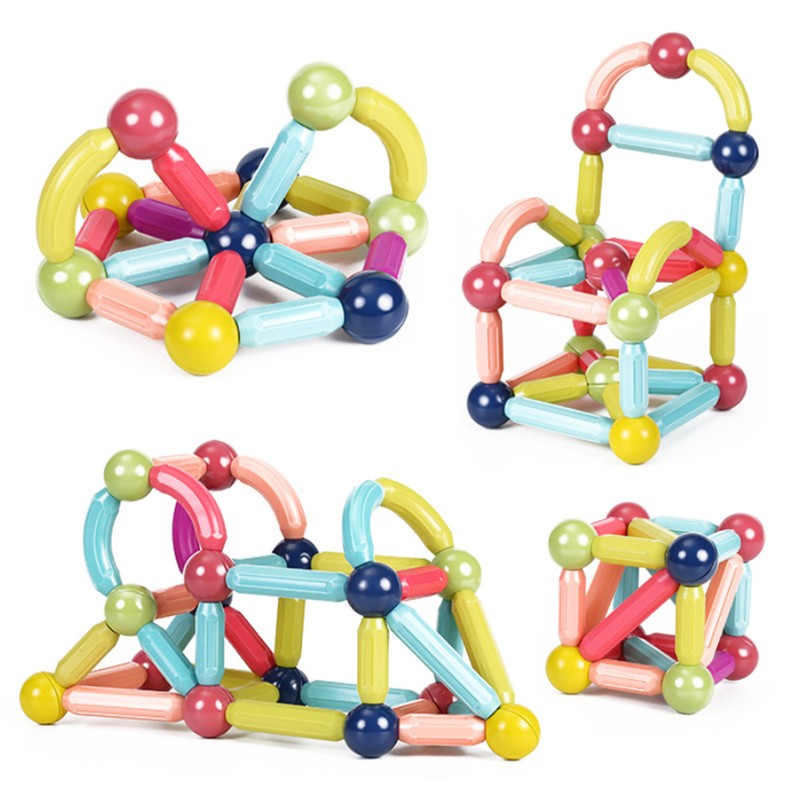 Magnetic Sticks Building Toys Creativity Educational Interactive Magnetic Building Sticks