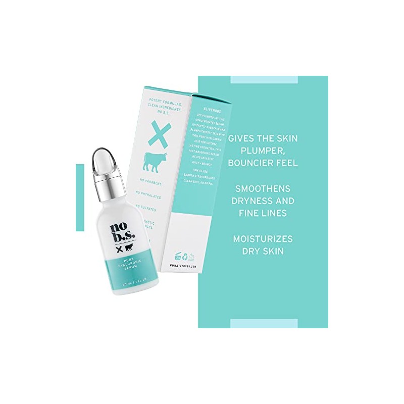 No B.S. (No Bad Stuff) Skincare Hyaluronic Acid Serum