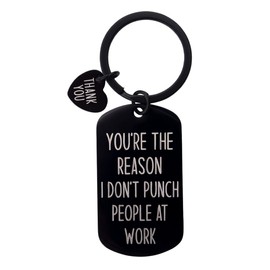 Coworker Gifts for Men Women Work Bestie Best Friend Birthday Gifts for Women Funny Keychains for Coworkers Colleague Gifts for Boss Gifts for Women Thank You Gifts for Friends Christmas Gifts