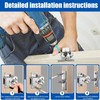 10 Pcs Double Roller Door Catches, Cabinet Latch Double Roller