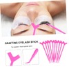Baluue 60pcs Eyelash Brush Aid Mascara Brush Lash Perm Rods