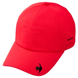 Cox Sportif LG4FCP03L Women's Cap, Heart Patch, Cute, Sweat Absorbent, Quick Drying, Comfortable, Golf, RD00 (Red)