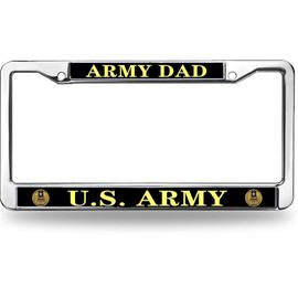 Army Mom Pride License Plate Frame Patriotic US Army US Flag Weather-Proof License Plate Frame United States Army