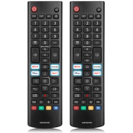 (Pack of 2) Universal Remote Control for All LG UHD OLED EVO QHD QNED NanoCell 4K 8K Smart TV Magic Remote Replacement AKB75855501 AN-MR20GA MR21GA MR22GN MR23GA AKB76040301 AKB75095308 AKB76037605