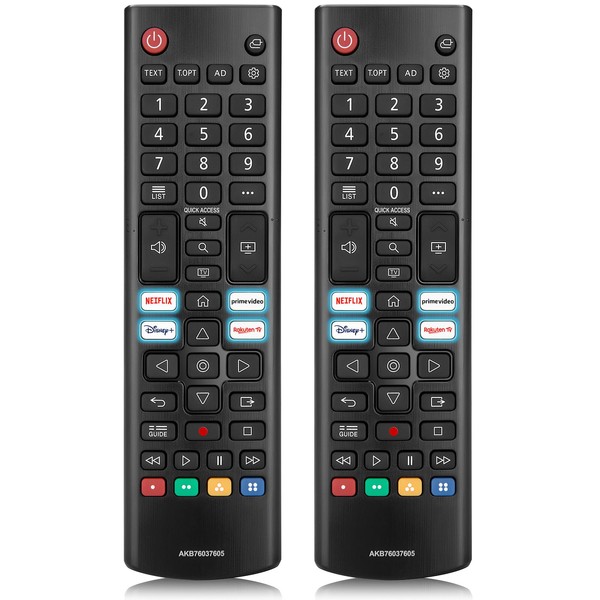 (Pack of 2) Universal Remote Control for All LG UHD
