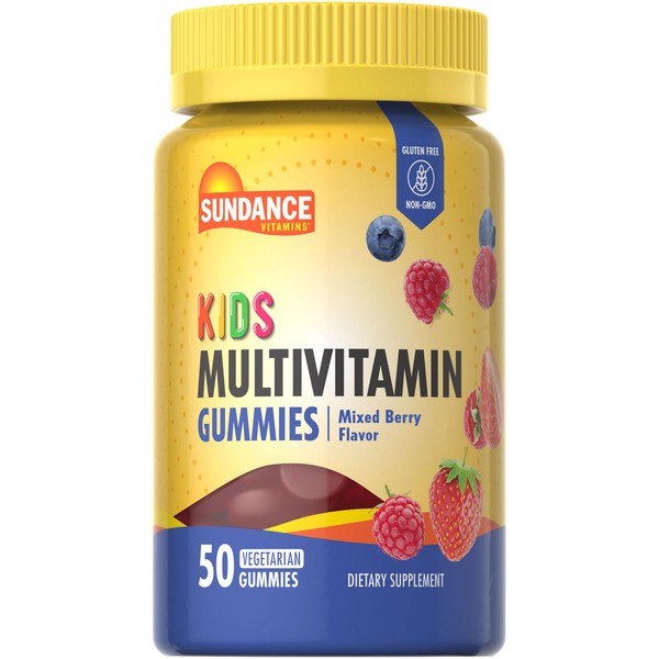 Sundance Kid's Multivitamin Gummies | 50 Count | Mixed Berry