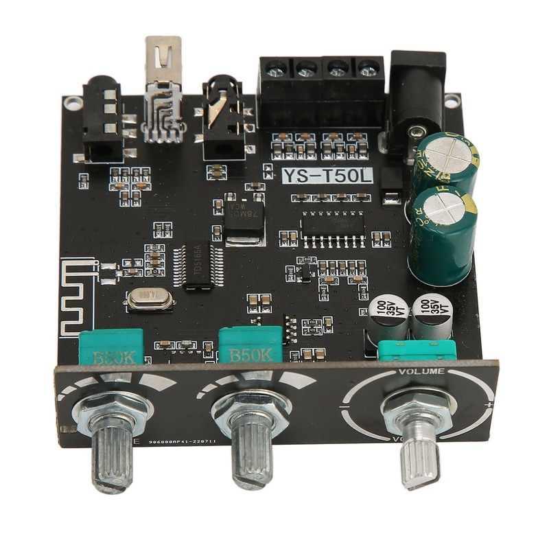 Sound Amplifier Board Bluetooth 5.0 Dual Channel Multiple Protection HiFi