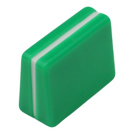4mm Colour Body Wide Fader/Linear Slider/Cross Fader Caps For DJ Mixer (Green)
