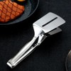 Stainless Steel Grill Tongs Spatula,Double-Sided Multipurpose Cooking Tool for BBQ,