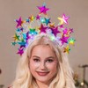 GENBREE - Diademas con luces para el cabello con estrellas