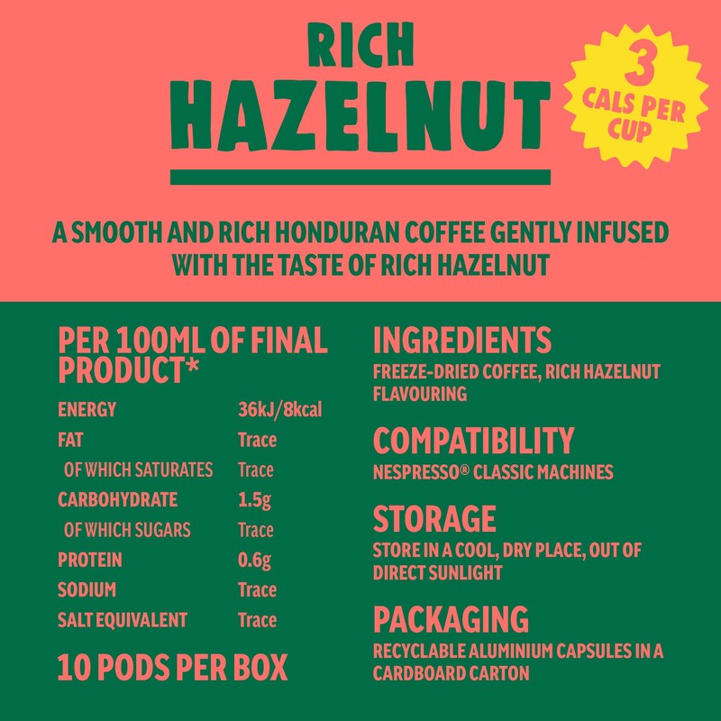 Little's Coffee Rich Hazelnut Coffee Pods – Pack of 60