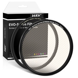 H&Y EVO Series 82mm Variable Gold Streak Filter 360° Rotatable Anamorphic Flare Effects Lens Filter Screw in and Magnetic Lens Filter 2 in 1 with Magnetic Adapter Ring for Photography and Videography