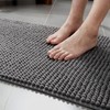 flintronic Non-Slip Bath Mat,50 x 80 cm Chenille Bath Mat,