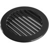 Vent Systems 4'' Inch Black Soffit Vent Cover - Round