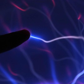 Plasma Ball Lamp Magic Light Plasma Light 5 Inch Globe Static Blue Light Touch