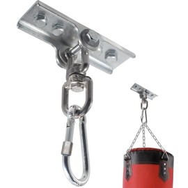 Upgraded 360° Swivel Heavy Bag Mount for Punching Bag Hanger. Heavy Bag Hanger for Yoga, Gym, Swing Chairs, and Hammocks Heavy Bag Mount. Punching Bag Hanger, Box Bag Hanger for Hanging Heavy Bag.
