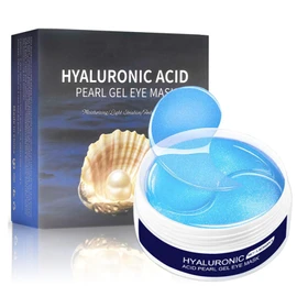 Pack of 60 Eye Pads, Eye Mask Against Dark Circles, Hyaluronic Acid Collagen, Eye Masks for Dark Circles, Hydrogel Eye Pad Mask, Against Wrinkles, Eye Bags, Moisturising