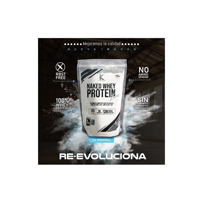 Orgasmic Proteina isolada Naked Whey 1 kg zero carb