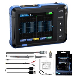 DollaTek Oscilloscope Handheld Tablet Oscilloscope 2-in-1 Multifunction Mini Signal Generator Digital Oscilloscope 5MS/s Sample Rate Oscilloscope 1M Bandwidth