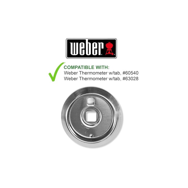 Weber 721001 781001 Replacement Gas Grill Thermometer Bezel 63027