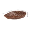 NOLITOY Woven Picnic Basket Imitation Rattan Bread Basket Sturdy Fruit