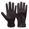 MGGMOKAY Men's Cashmere Lined Leather Gloves, Brown (touchscreen)