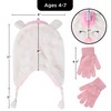 Kids Winter Hat and Kids Gloves Set for Girls &