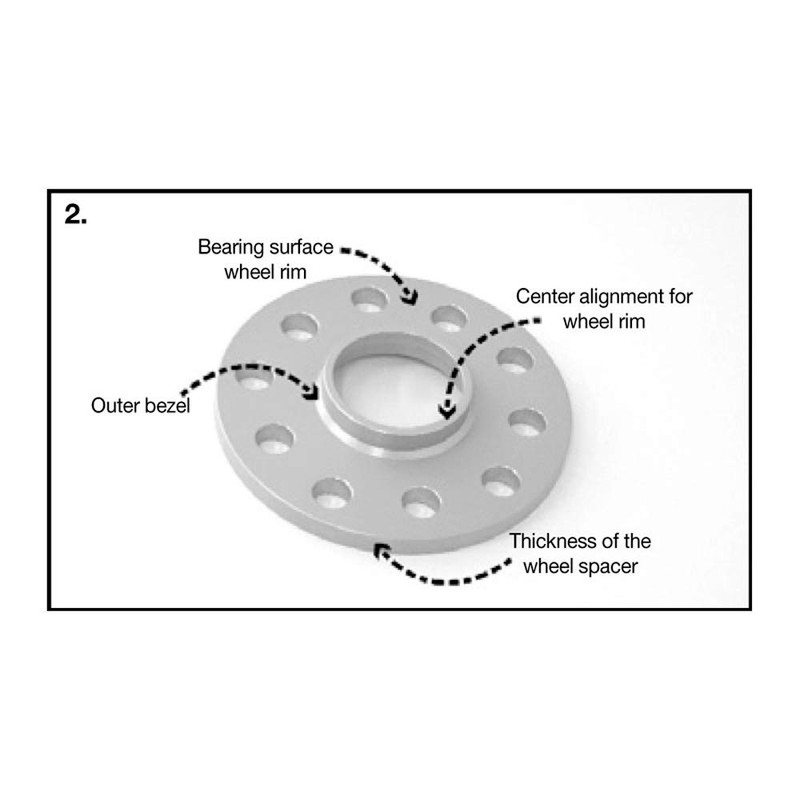 H&R B10234571 Spacer Set, Black