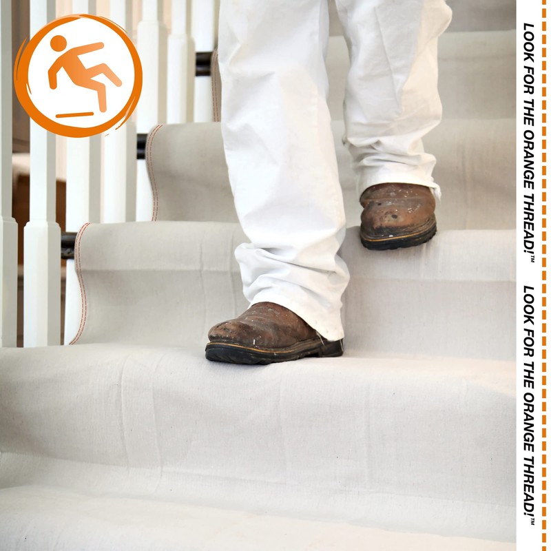 Trimaco 04328 Slip Resistant Dropcloth Stay Put Canvas Plus Drop