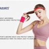 Sport Cotton Wristband Wrist Band Sweatband Sweat Training Tennis Gym