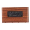 Computer Speaker,Retro Wooden Subwoofer Speaker with Mic, Portable Speaker for