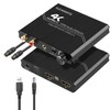 KLEAWARTE HDMI Audio Extractor Adapter HDMI to Optical SPDIF 3.5mm