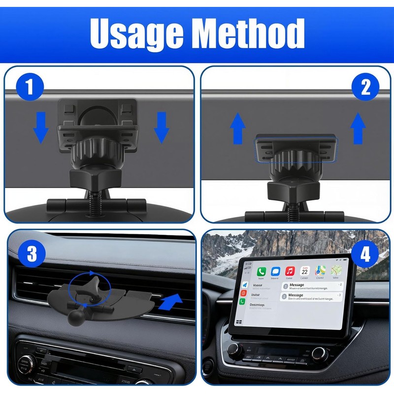 Supporto Carplay per Slot CD con Schermo Carplay Adattatore Sfera